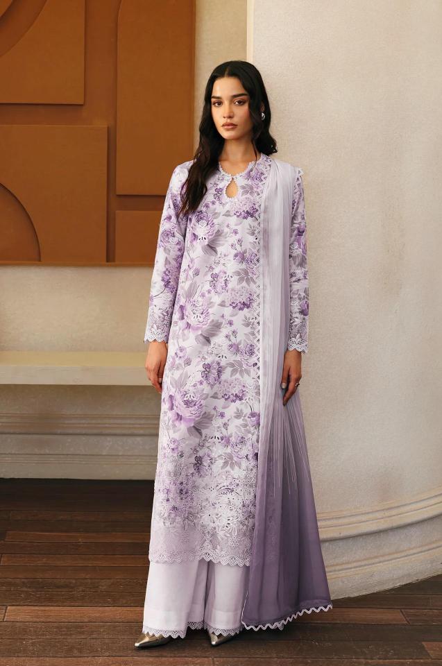 Deepsy Afrozeh Chikankari Lawn 25 catalog Cotton Dupatta wholesale pakistani suits buy online