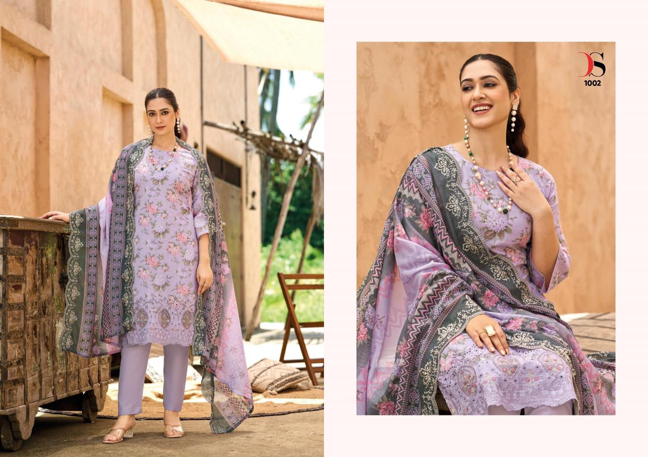 Deepsy Bin Saeed Mini catalog Chiffon Dupatta wholesale pakistani salwar suits