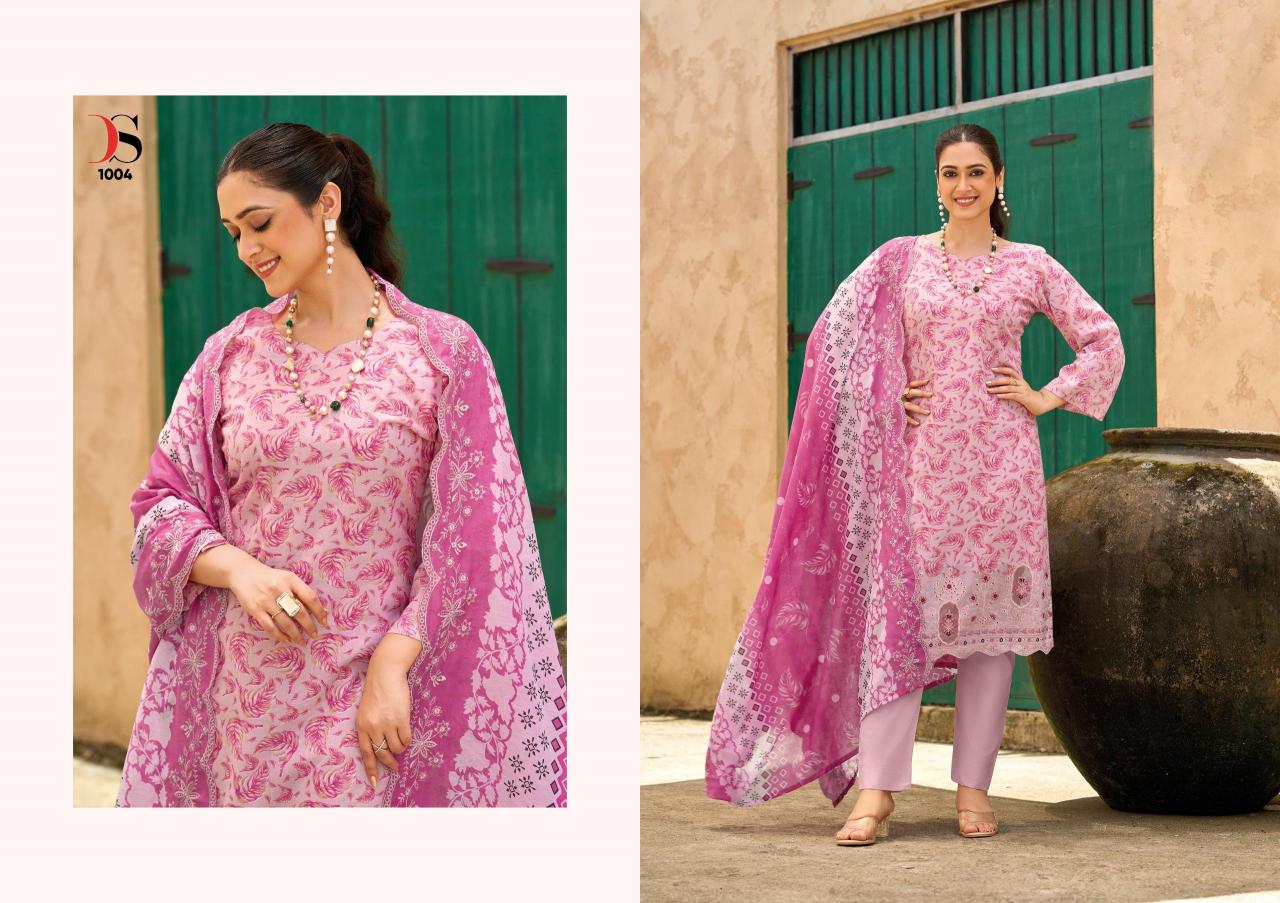 Deepsy Bin Saeed Mini catalog Cotton Dupatta pakistani suits wholesalers in pakistan