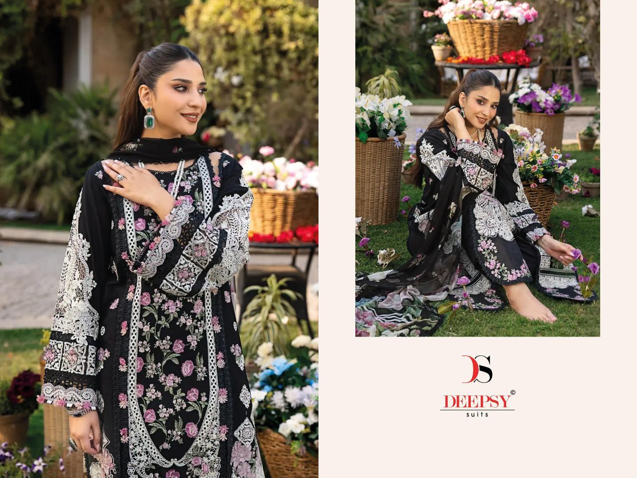 Deepsy Elaf Luxury Lawn 25 Vol 2 catalog wholesale pakistani suits
