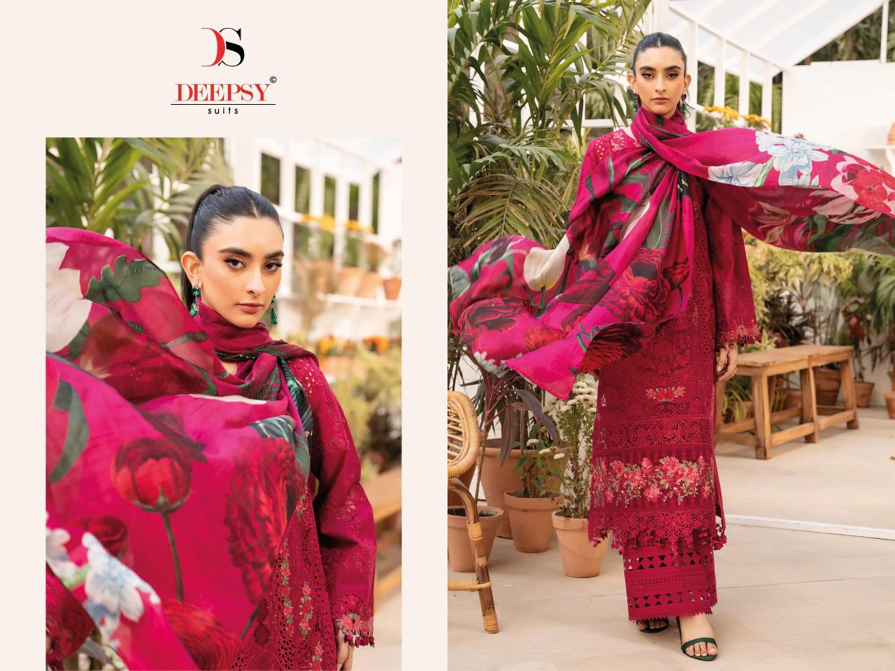 Deepsy Elaf Luxury Lawn 25 Vol 2 catalog wholesale pakistani suits