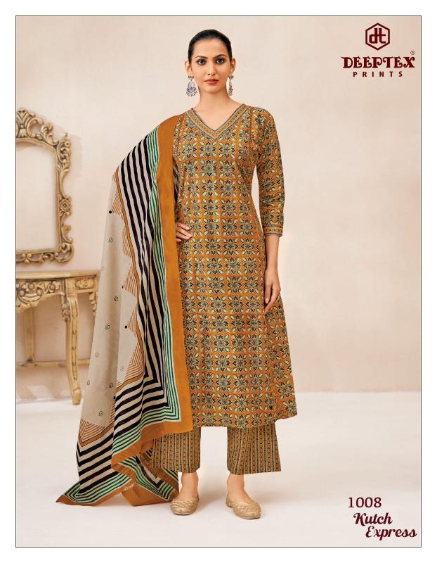 Deeptex Kutch Express Vol-1 - A-Line Kurti Pant With Dupatta  - Wholesale Catalog