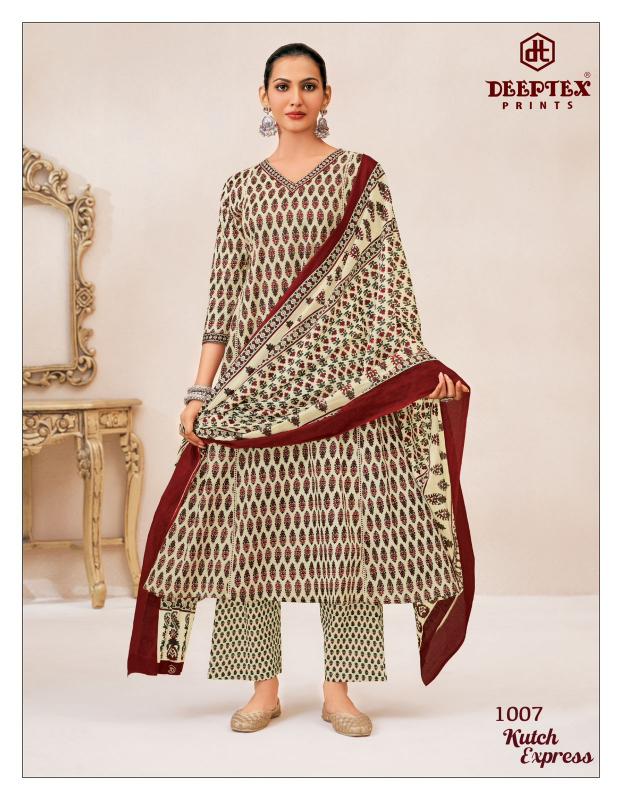 Deeptex Kutch Express Vol-1 - A-Line Kurti Pant With Dupatta  - Wholesale Catalog