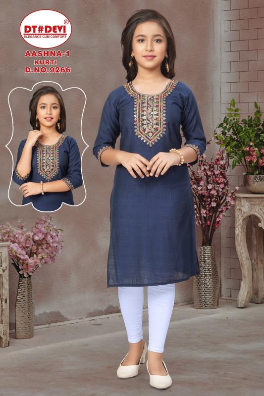 Dt Devi Aashna vol 1 9266 catalog kids wear wholesaler in pune