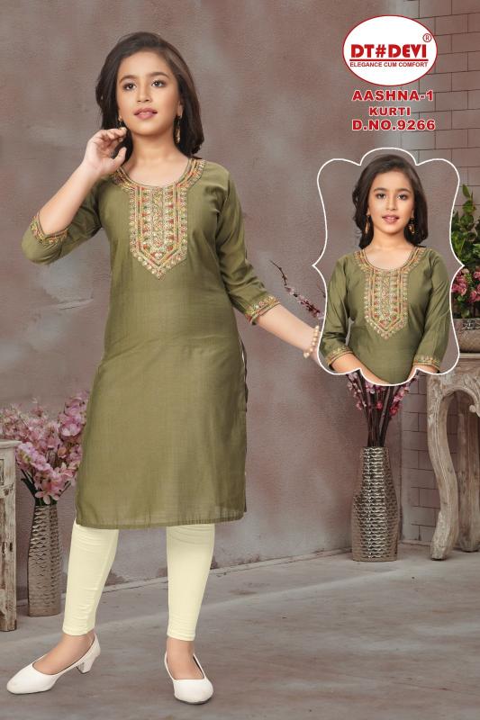 Dt Devi Aashna vol 1 9266 catalog kids wear wholesaler in pune