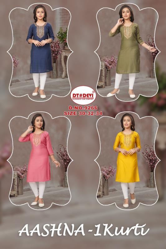 Dt Devi Aashna vol 1 9266 catalog kids wear wholesaler in pune