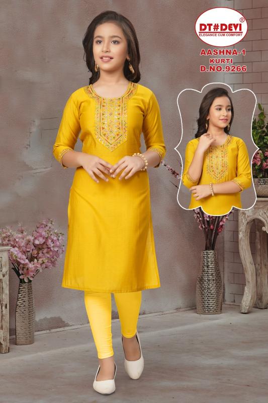 Dt Devi Aashna vol 1 9266 catalog kids wear wholesaler in pune