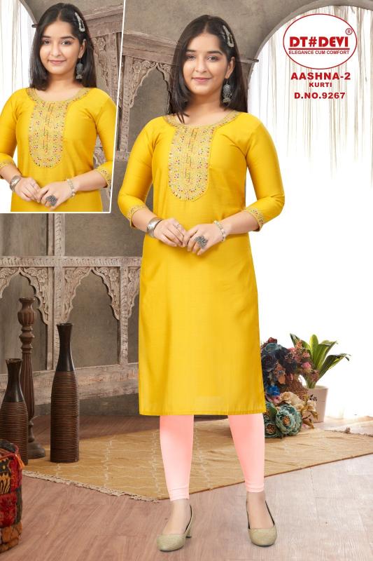 Dt Devi Aashna vol 2 9267 catalog kids wear wholesaler ads