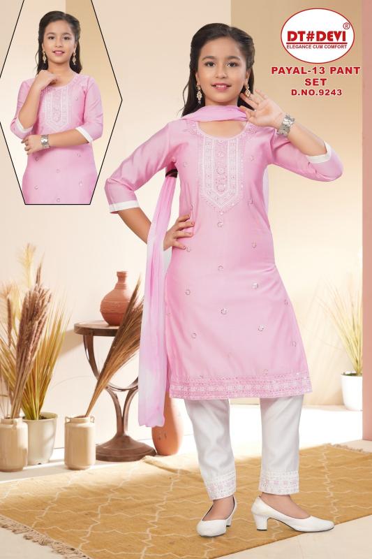 Dt Devi Payal vol 13 9243 Catalog kids wear wholesale in jaipur