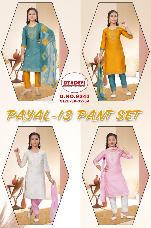 Dt Devi Payal vol 13 9243 Catalog kids wear wholesale in jaipur