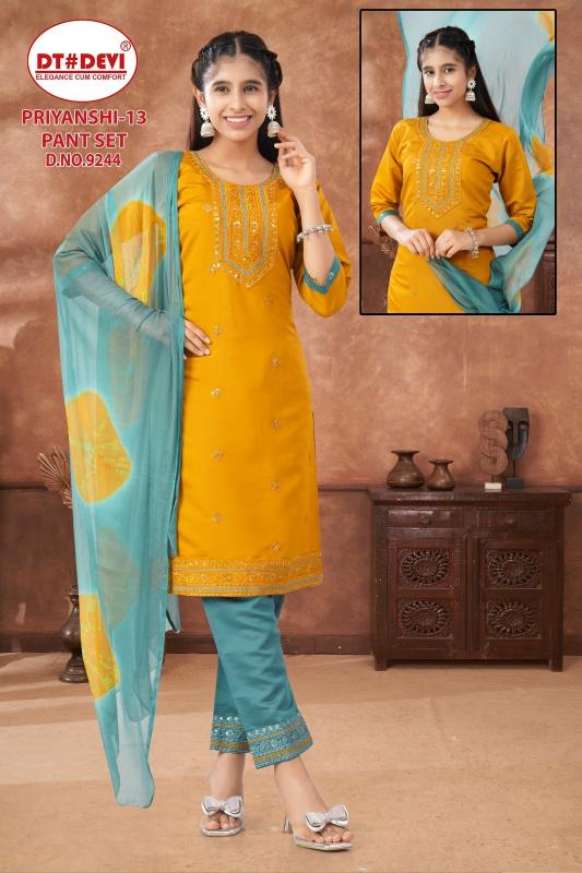 Dt Devi Priyanshi vol 13 9244 Catalog kids wear wholesale in pune