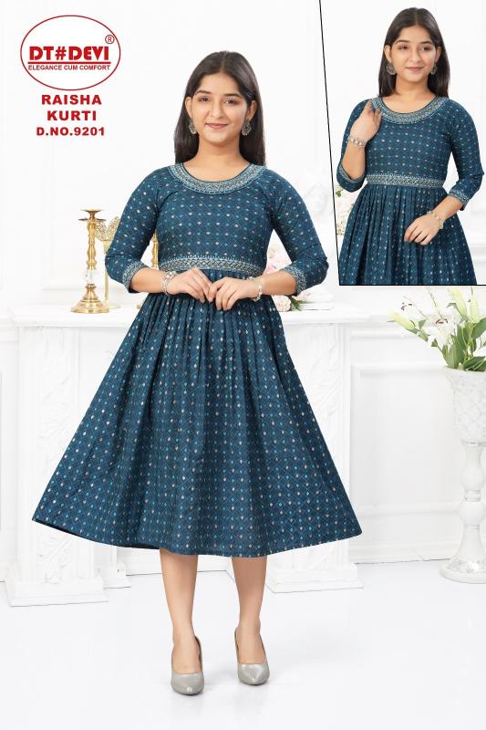 Dt Devi Raisha 9201 catalog kids wear wholesales