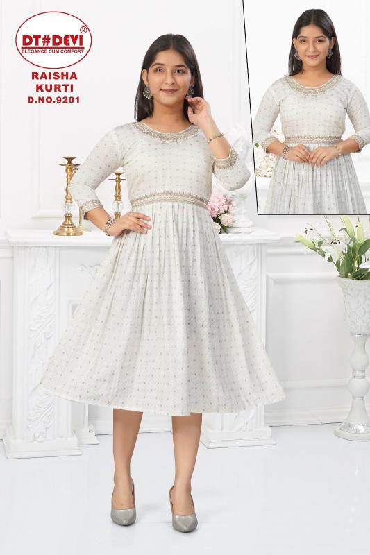 Dt Devi Raisha 9201 catalog kids wear wholesales