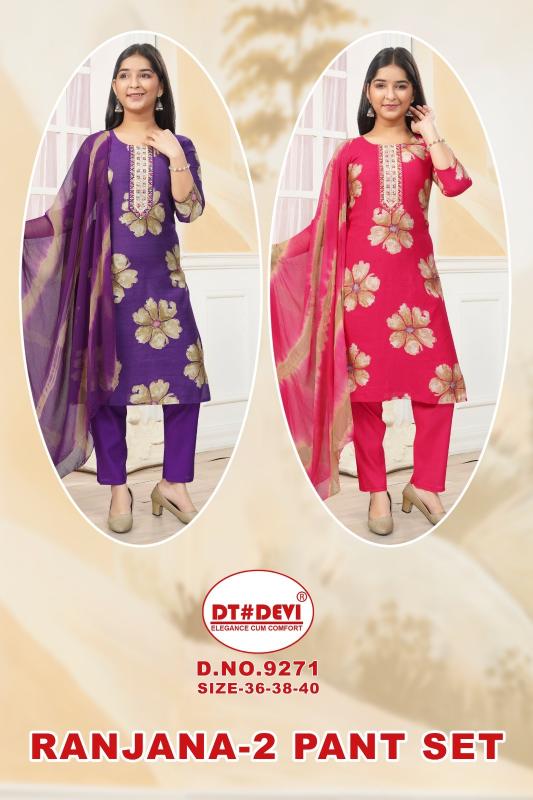 Dt Devi Ranjana vol 2 9271 catalog kids wear wholesaler poster