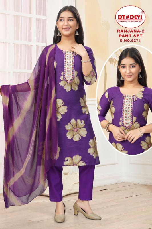 Dt Devi Ranjana vol 2 9271 catalog kids wear wholesaler poster