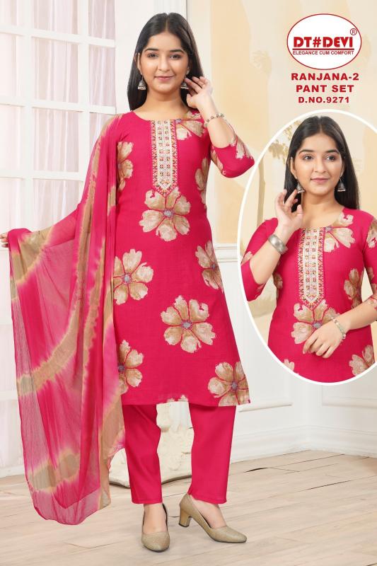 Dt Devi Ranjana vol 2 9271 catalog kids wear wholesaler poster