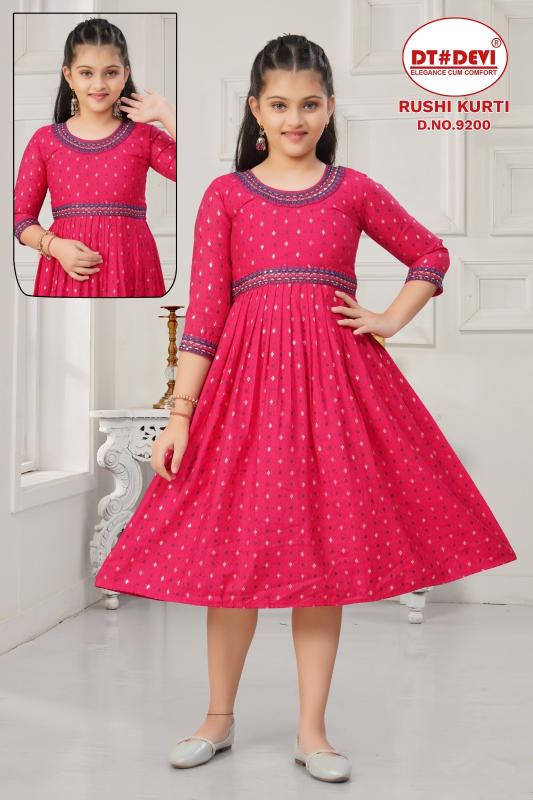 Dt Devi Rushi 9200 catalog kids wear wholesalers in tirupur