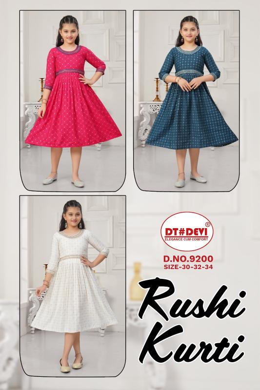 Dt Devi Rushi 9200 catalog kids wear wholesalers in tirupur