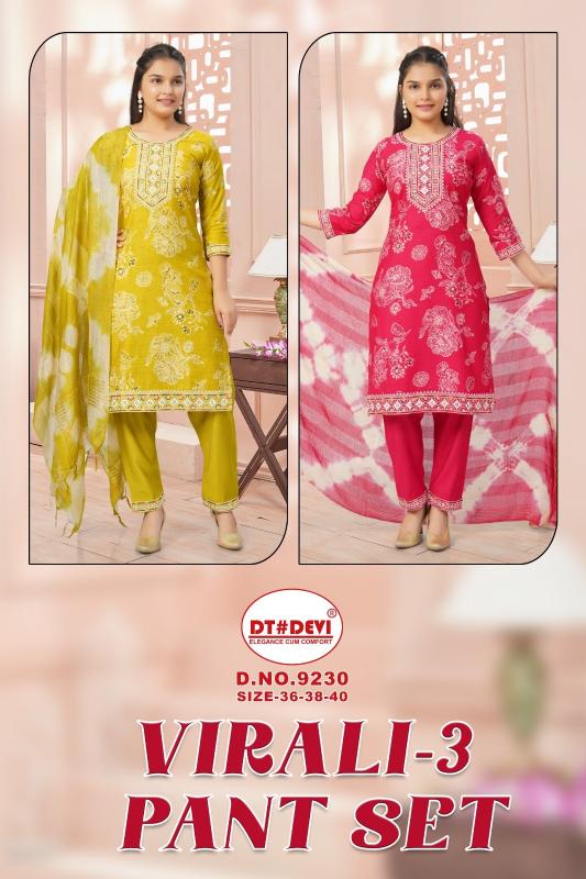 Dt Devi Virali vol 3 9230 catalog kids wear in wholesale