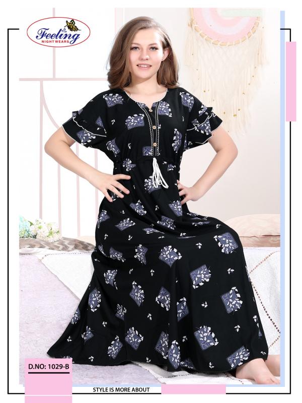 Feeling 1029 A to F catalog ladies night dress