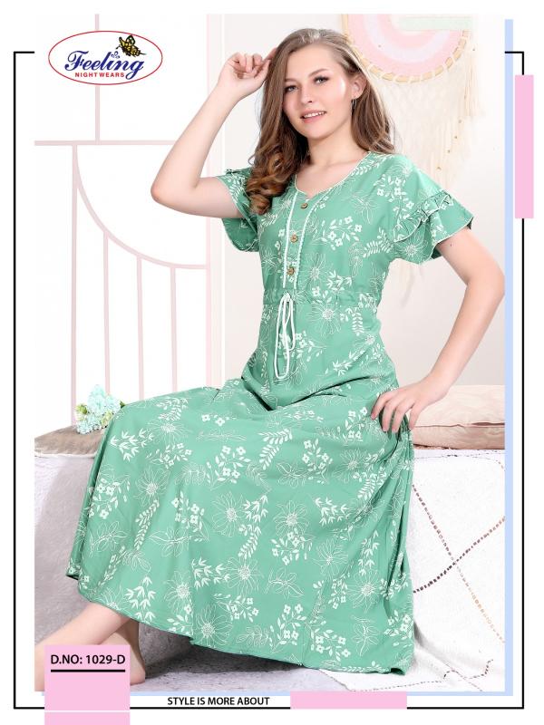Feeling 1029 A to F catalog ladies night dress