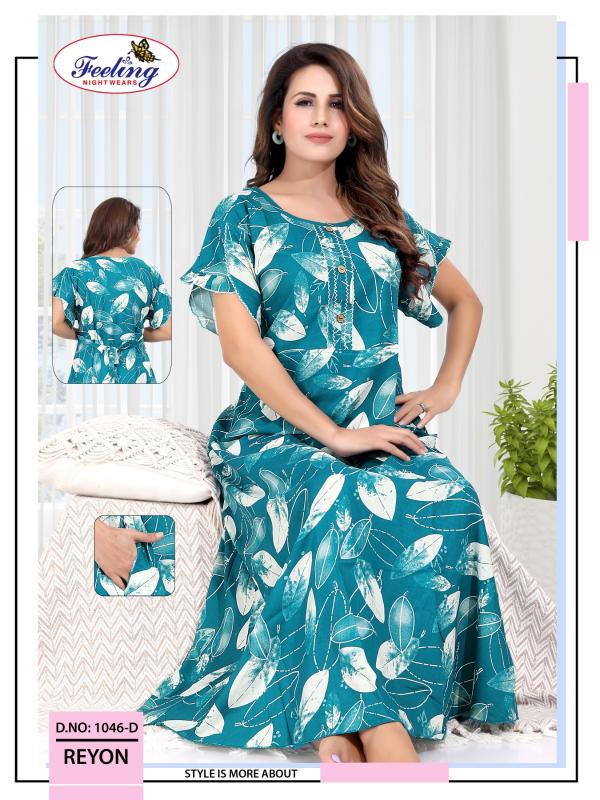 Feeling 1046 A to F catalog night gown