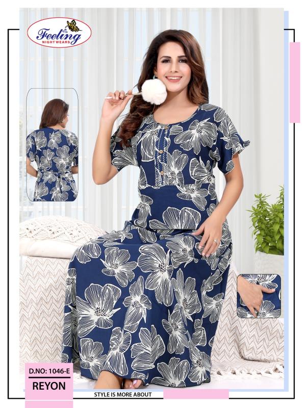 Feeling 1046 A to F catalog night gown
