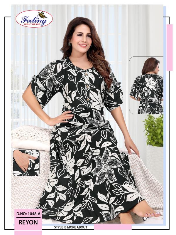 Feeling 1048 A to F catalog ladies night dress