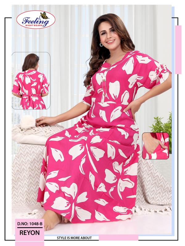 Feeling 1048 A to F catalog ladies night dress
