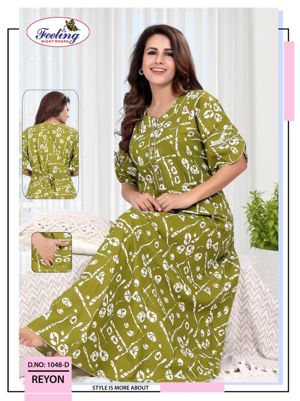Feeling 1048 A to F catalog ladies night dress