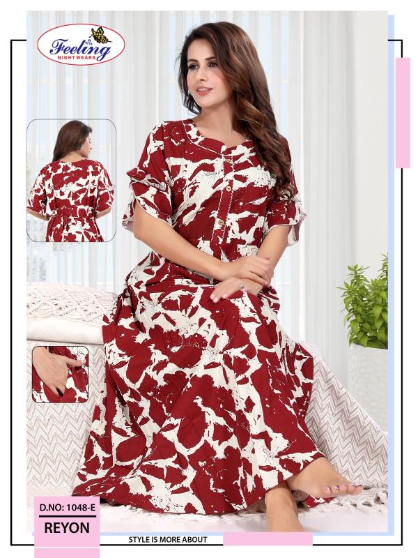 Feeling 1048 A to F catalog ladies night dress