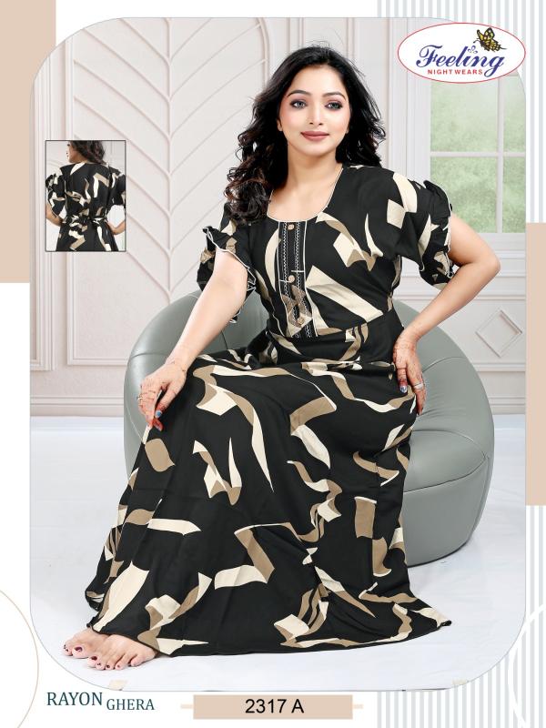 Feeling 2317 A to F catalog gown nighty