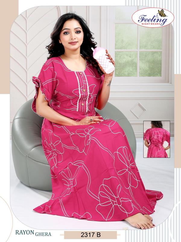 Feeling 2317 A to F catalog gown nighty