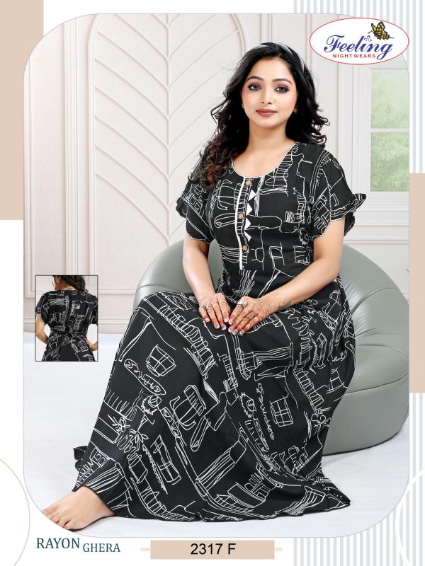 Feeling 2317 A to F catalog gown nighty
