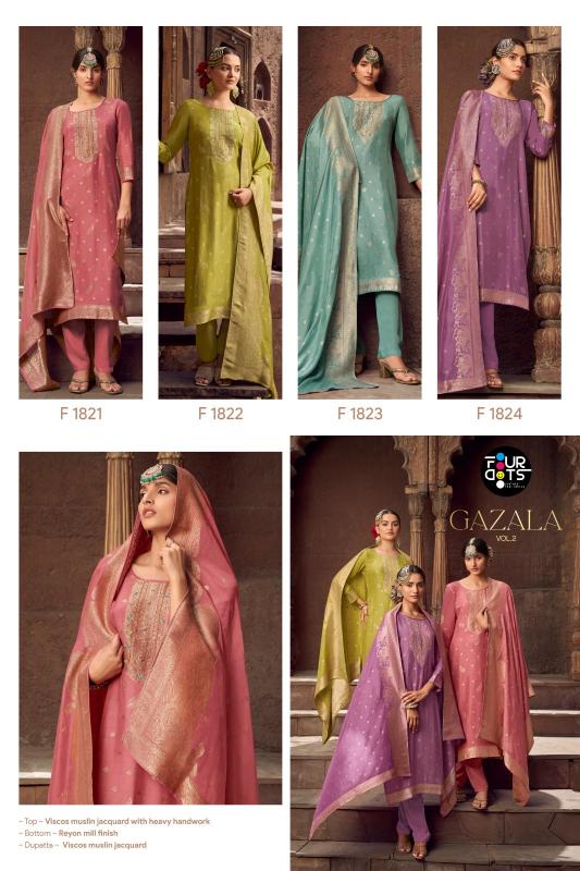 FourDots Gazala Vol 2 catalog dress material online in wholesale