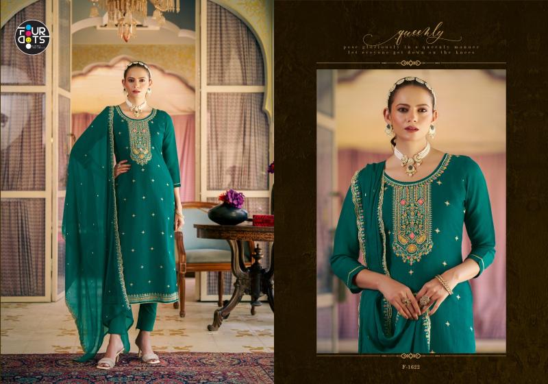 Fourdots Madiha catalog wholesale dress material suppliers in ahmedabad