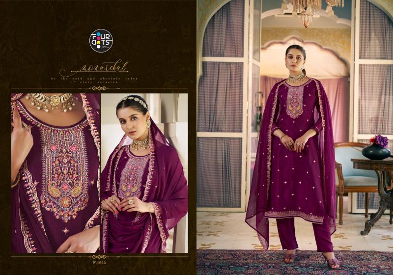 Fourdots Madiha catalog wholesale dress material suppliers in ahmedabad