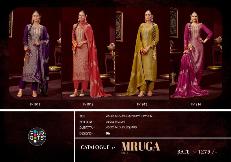 Fourdots Mruga vol 2 catalog wholesale dress materials in vellore
