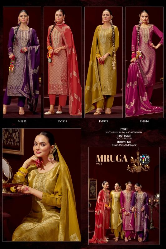 Fourdots Mruga vol 2 catalog wholesale dress materials in vellore