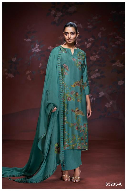 Ganga Aaliyah 3203 catalog wholesale suppliers of salwar kameez in surat gujarat