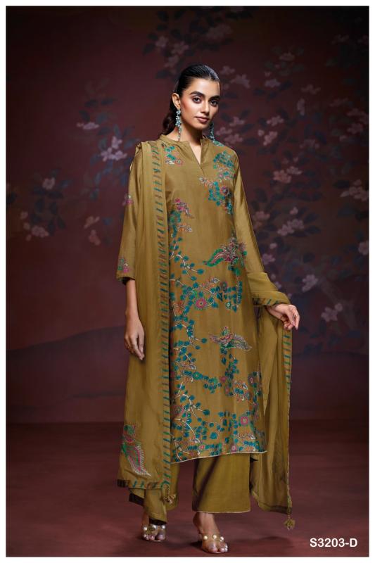 Ganga Aaliyah 3203 catalog wholesale suppliers of salwar kameez in surat gujarat