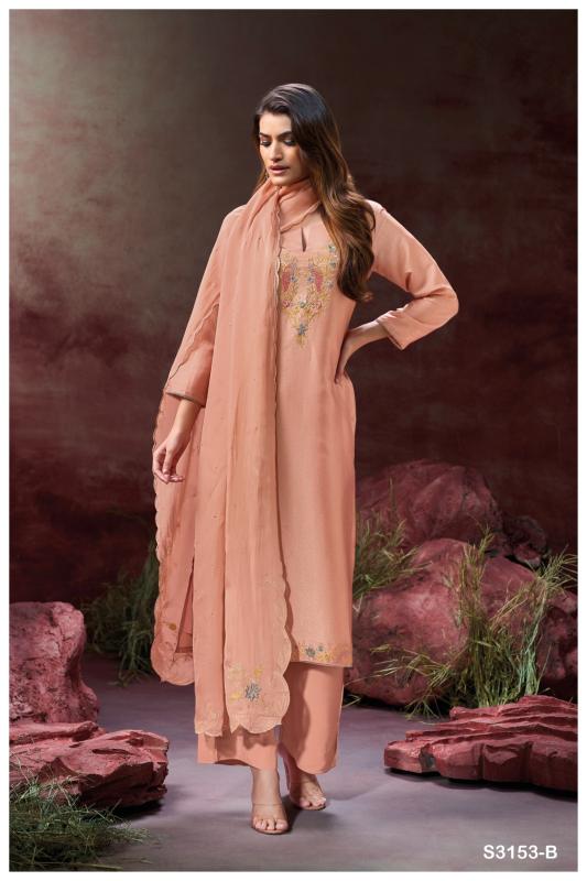 Ganga Amvi 3153 catalog salwar kameez wholesale surat gujarat