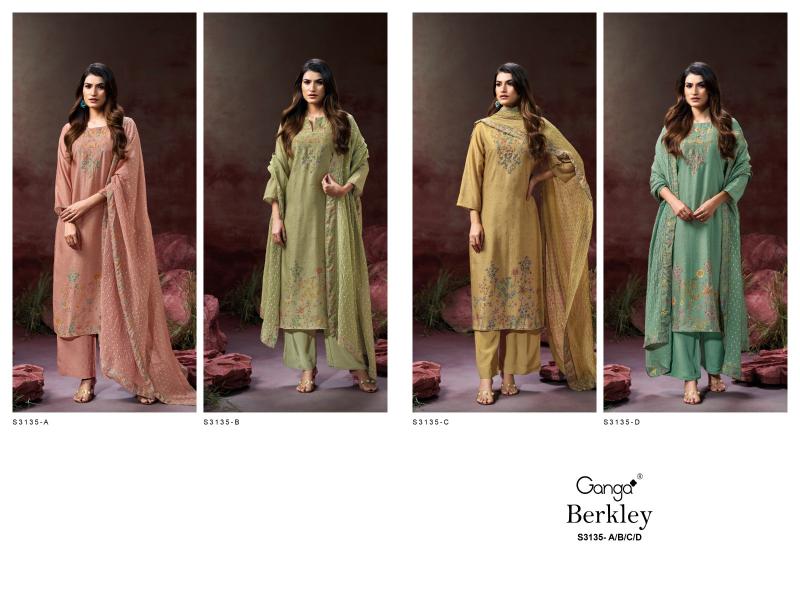 Ganga Berkley 3135 catalog salwar kameez wholesale ahmedabad
