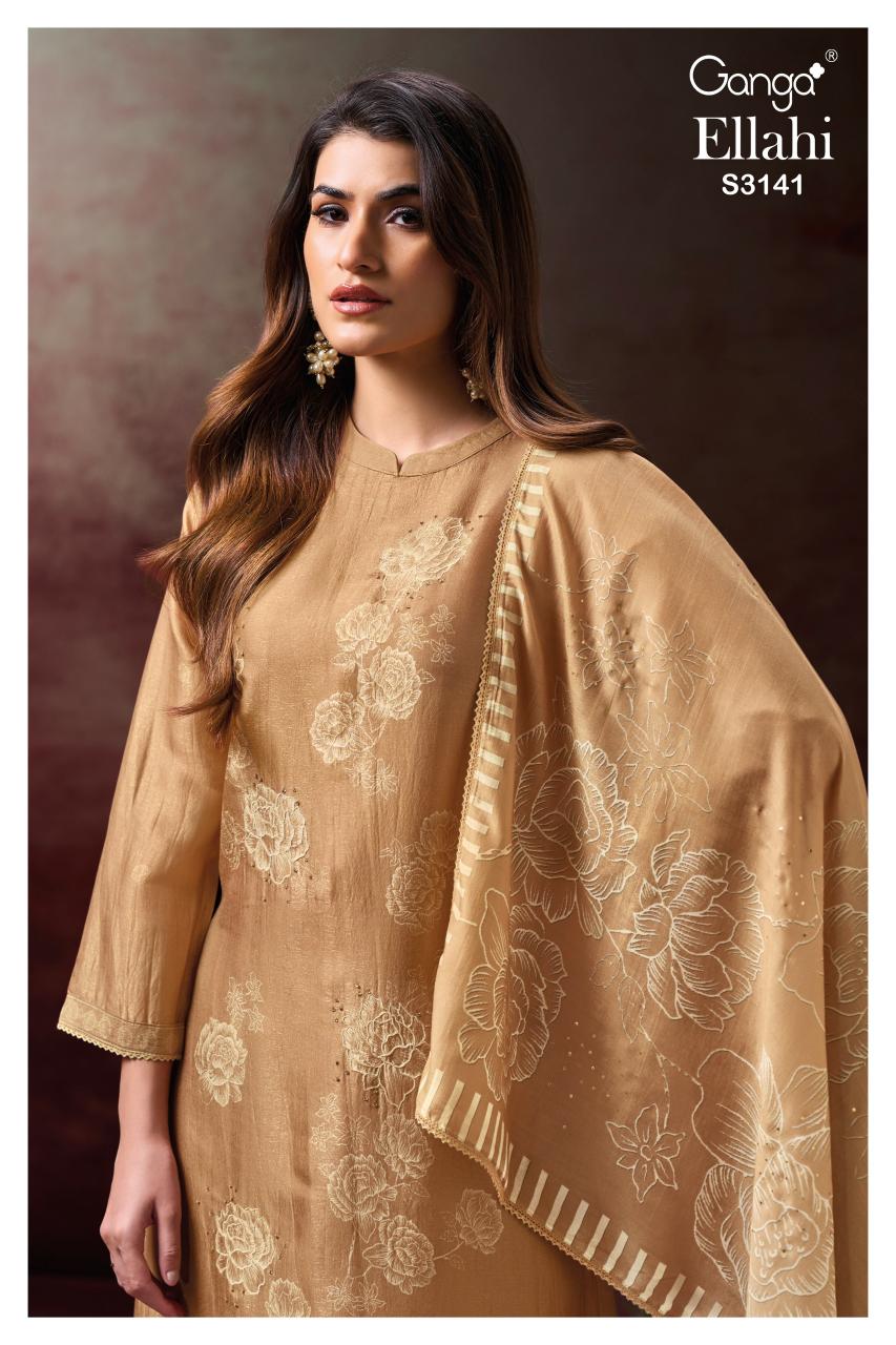Ganga Ellahi 3141 catalog salwar kameez wholesale market in mumbai