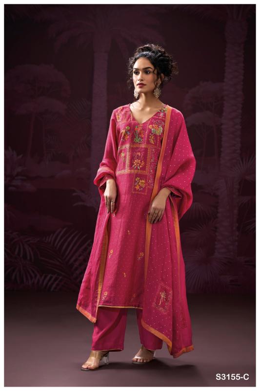 Ganga Gathika 3155 catalog cheap salwar kameez wholesale