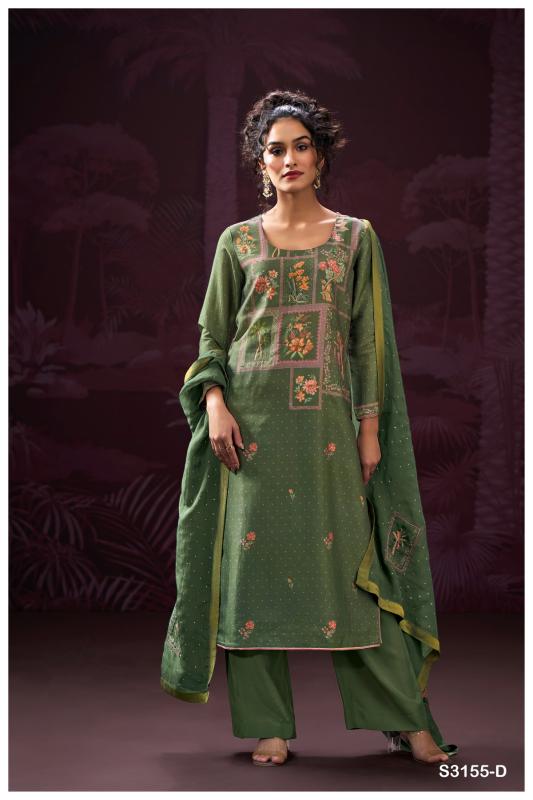 Ganga Gathika 3155 catalog cheap salwar kameez wholesale