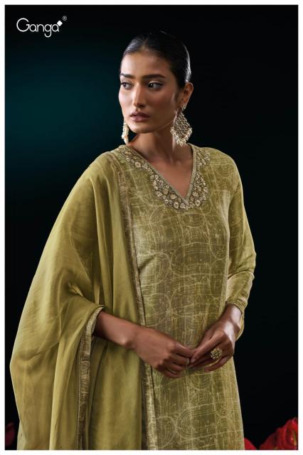 Ganga Genie 3133 catalog salwar kameez manufacturers in surat