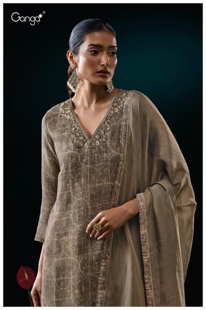 Ganga Genie 3133 catalog salwar kameez manufacturers in surat