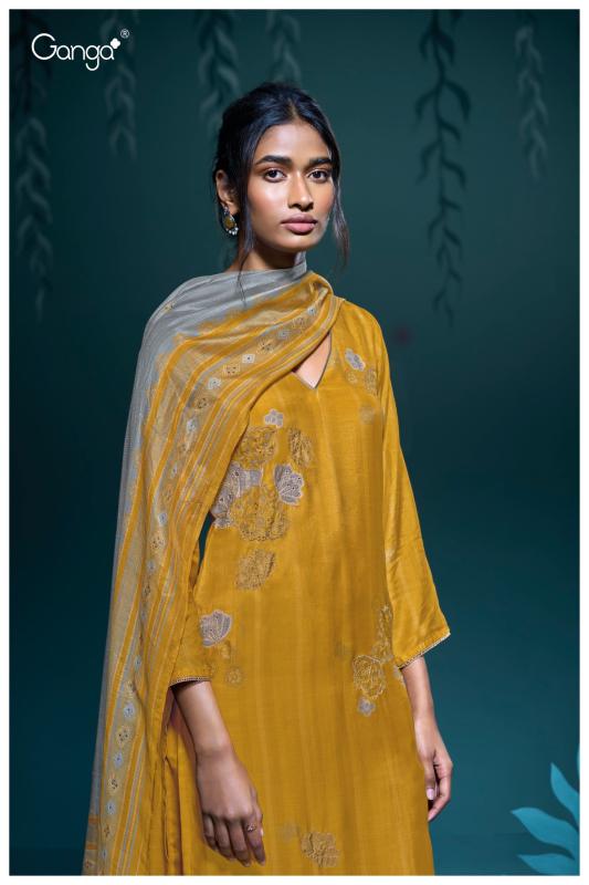 Ganga Gunjan 3062 catalog best salwar kameez material in surat