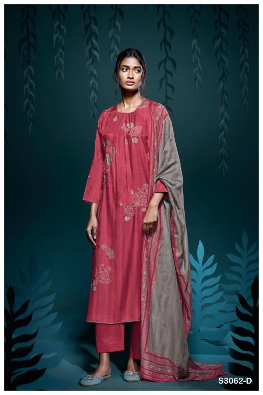 Ganga Gunjan 3062 catalog best salwar kameez material in surat